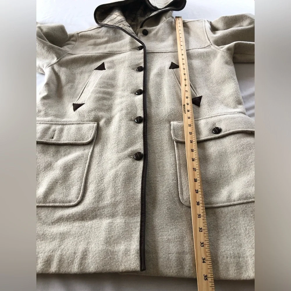 Club manteau m’en off white cream coat. - Picture 10 of 13